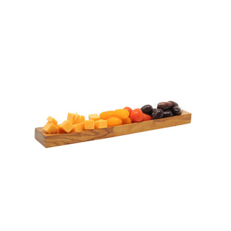 Olive Wood Cheese Olive Plate