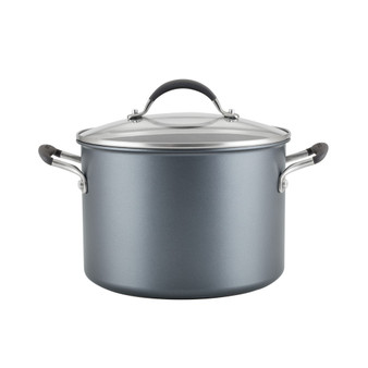 A1 Series with ScratchDefense Technology Aluminum 8-Quart Nonstick Induction Stockpot with Lid