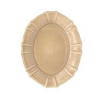 Chloe Taupe Oval Platter