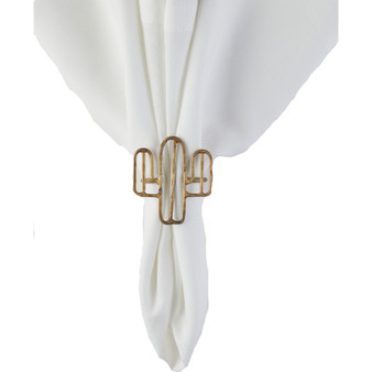 Cactus Napkin Rings, Set of 8