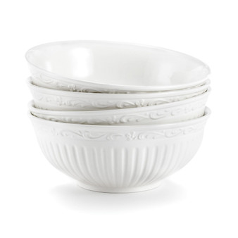 Dinnerware, Set of 4 Italian Countryside Fruit Dishes