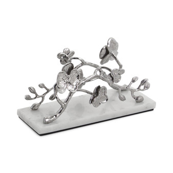 White Orchid Vertical Napkin Holder