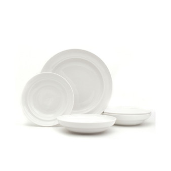 White Essential Pasta Bowls and Serve Set
