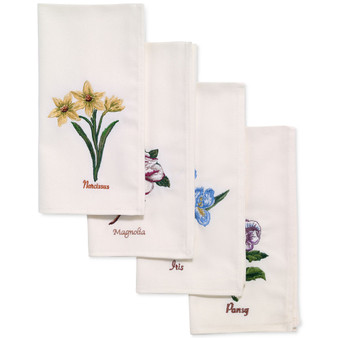Botanic Garden 4-Pc. Napkin Set