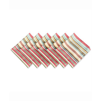 Summer Stripe Outdoor Napkin Set of 6