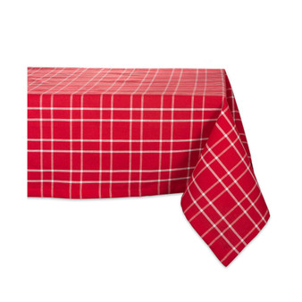 Holly Berry Plaid Tablecloth