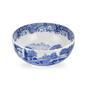 Blue Italian Deep Round Bowl
