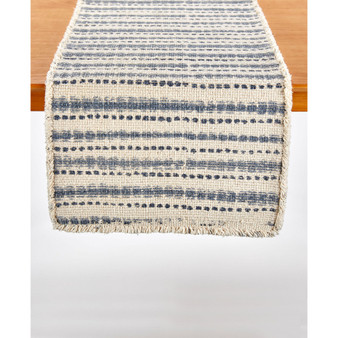 Water Stripe Printed Table Runner, 72" x 14"