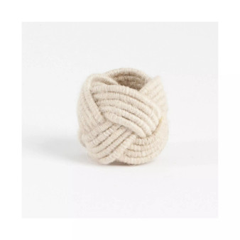 Braided Jute Napkin Ring, Set of 4