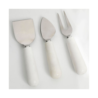 Laurie Gates Marble Cheese Knife Set