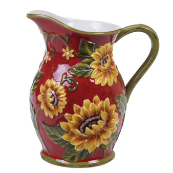 Sunset Sunflower Pitcher