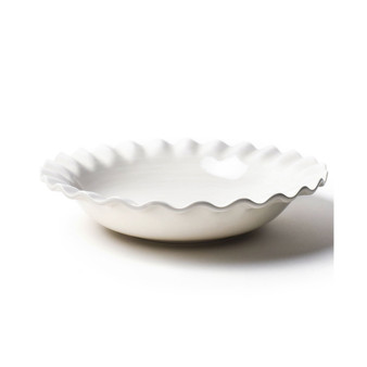 by Laura Johnson Signature White 13" Ruffle Best Bowl