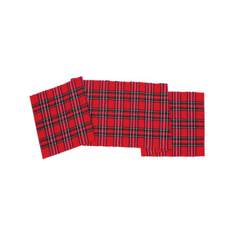 C F Home Arlington Plaid Runner, 13"X 72"