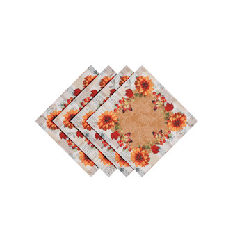 Fall in Love Set of 4 Napkins, 20" x 20"