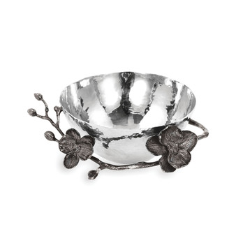 Black Orchid Nut Bowl