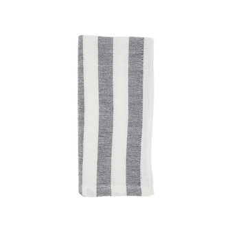 Casual Table Napkins with Striped Design, Set of 4, 20" x 20"