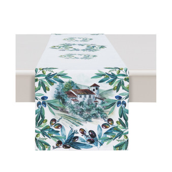 Olive Grove 13x90 Table Runner