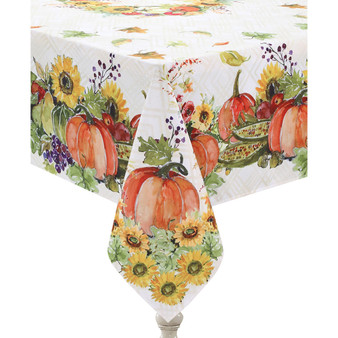 Cornucopia Harvest Tablecloth, 70" x 84"
