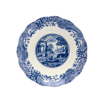 Blue Italian Daisy Serving Bowl