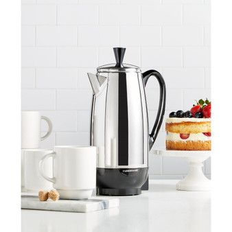 12-Cup Percolator, Stainless Steel, FCP412