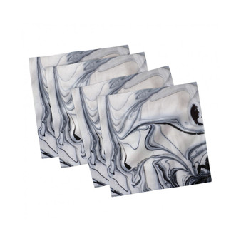 Marble Set of 4 Napkins, 18" x 18"