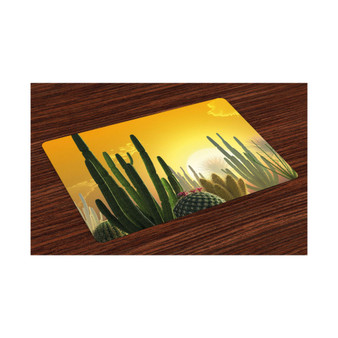 Cactus Place Mats, Set of 4