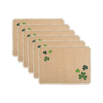 Shamrock Jute Placemat, Set of 6