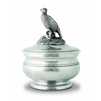 Pewter Pheasant Sauce Bowl