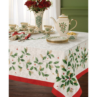 Table Linens, Holiday Set of 4 Square Napkins 20"