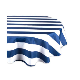 Cabana Stripe Outdoor Tablecloth 60" Round