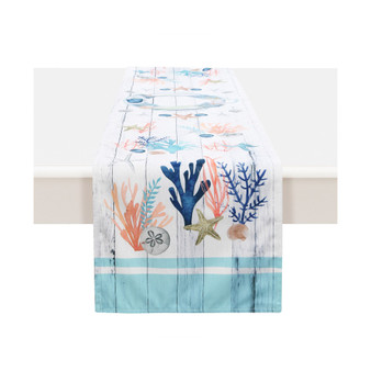 Coastal Reef 13x90 Table Runner