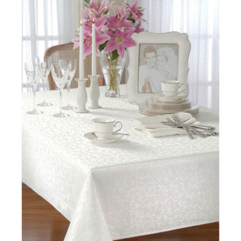 Opal Innocence Tablecloth, 84" x 60"