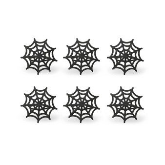 Spider Web Napkin Ring, Set of 6