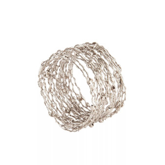 Metal Design Napkin Ring, Set of 4