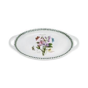 Botanic Garden Oval Handled Platter