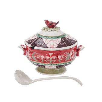 Chalet Soup Tureen with Ladle, Set of 2