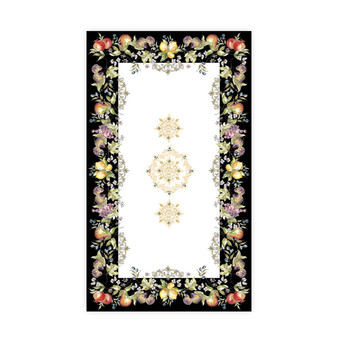 Tuscan Fruit Sketch Tablecloth, 70" x 120"