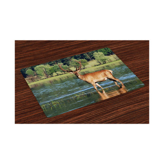 Deer Place Mats, Set of 4
