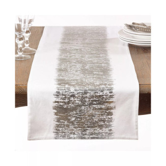 Banded Design Runner 72-Inch