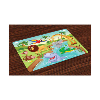 Children Place Mats, Set of 4