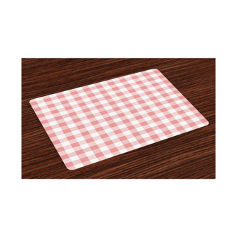 Checkered Place Mats, Set of 4
