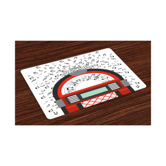 Jukebox Place Mats, Set of 4