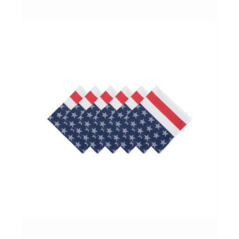 Stars and Stripe Napkin Set of 6