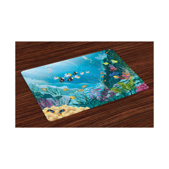 Fish Place Mats, Set of 4