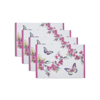 Butterfly Meadow Floral 4 Piece Place Mat