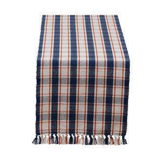 Autumn Farmhouse Plaid Table Runner