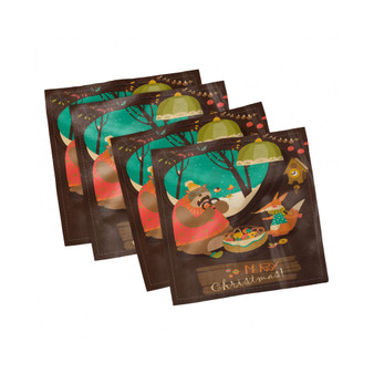 Forest Friends Set of 4 Napkins, 12" x 12"
