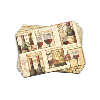 The French Cellar Placemats, Set of 4