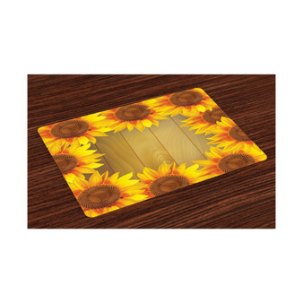 Sunflower Place Mats, Set of 4