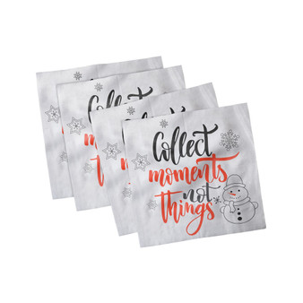 Saying Set of 4 Napkins, 12" x 12"